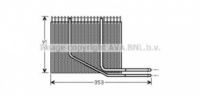 AVA QUALITY COOLING rtv353 -  Испаритель, кондиционер